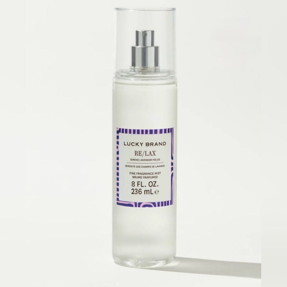 LUCKY BRAND Re/Lax 8.0 Fl Oz Fine Fragrance Mist in Serene Lavender Fields